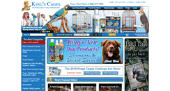 Desktop Screenshot of kingscages.com